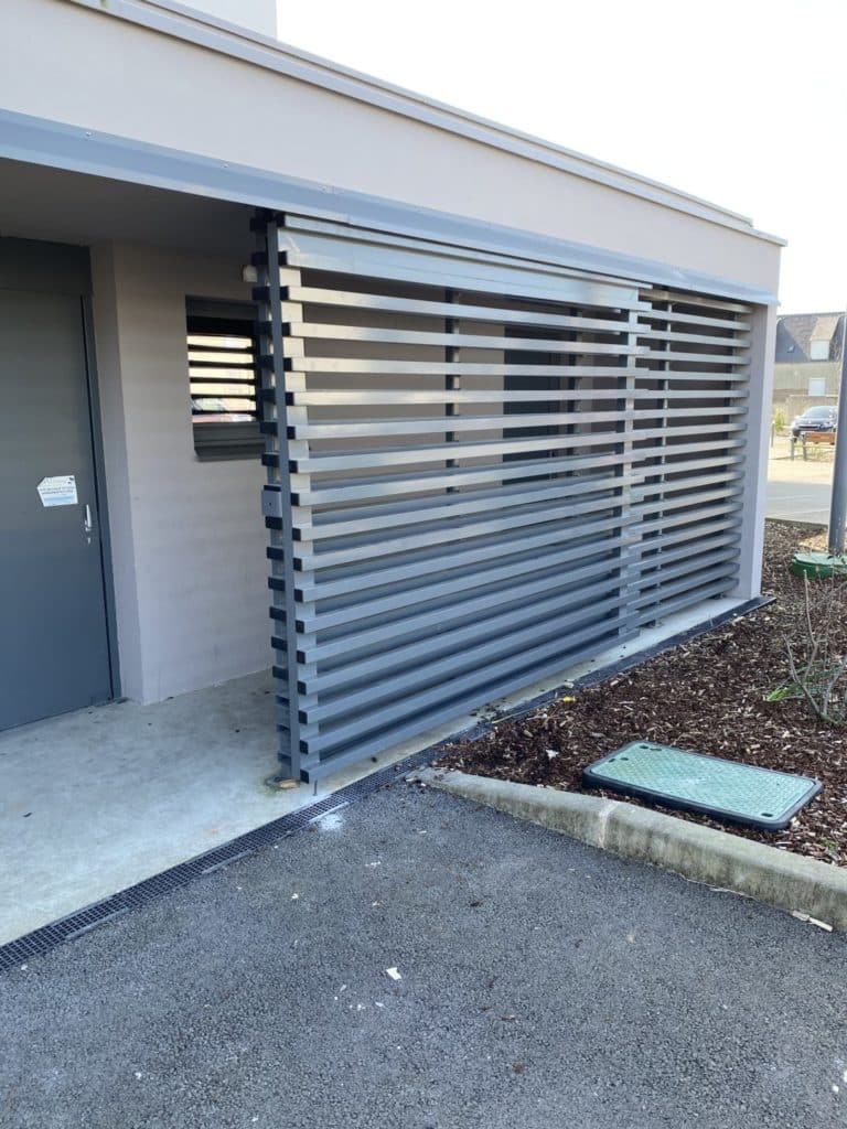 Porte coulissante aluminium Plouescat (2)